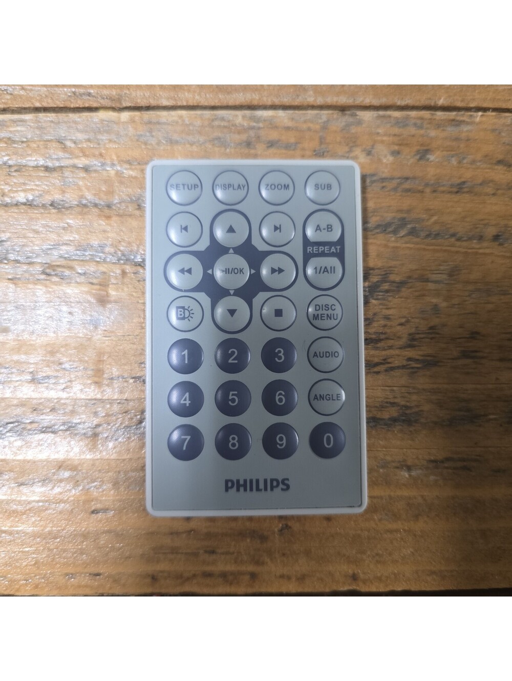 Philips DVD Player Remote Control Small Thin CR2025 Battery Tested